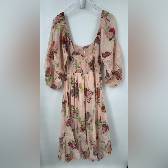Free People Morning Glory Floral Maxi Dress Small B2856 - Picture 8 of 9